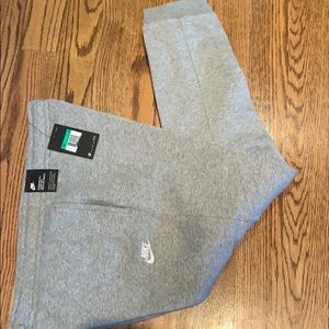 NIKE grey fleece joggers BNWT XL pockets